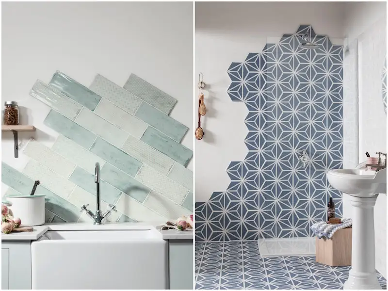 10 Ways To Use Wall Tiles To Add Personality with Colour, Shape and Pattern